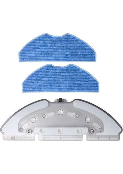 360 S8 / Tp-Link Tapo RV10/RV20/RV30 Robot Süpürge Mikrofiber Pedler Için Yedek Paspas Braketi Seti (Yurt Dışından)