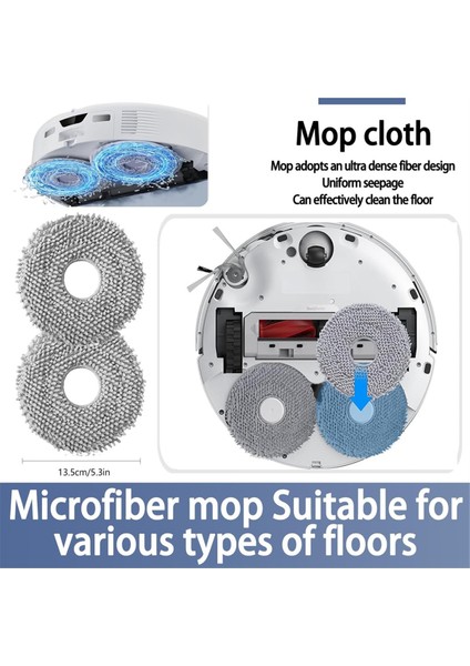 Roborock Saros 10R / S9 Maxv Slim Yedek Parçaları Ana Yan Fırça Filtre Paspas Toz Torbası Aksesuarlar Sarf Malzemeleri ile Uyumludur (Yurt Dışından) fırsatları