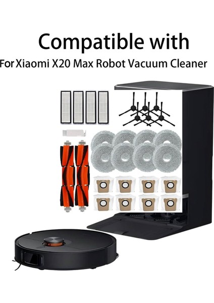 Xiaomi X20 Max Robot Süpürge Aksesuar Seti ve Yedek Parçalar (Yurt Dışından) fiyatları
