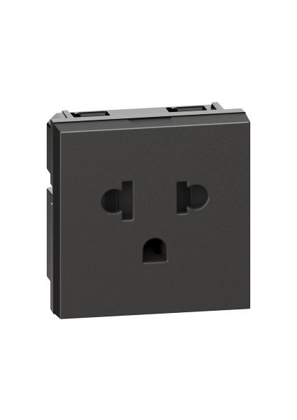 KG4126 L.n. Eu/us 2P+E,2M,16A,SIYAH