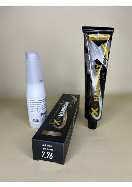 Xproharmony 7.76 Açık Bronz 60ML Saç Boyası