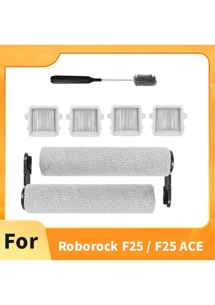 Roborock F25 / F25 Ace Elektrikli Süpürge Aksesuarları Için Yedek 2x Silindir Fırça ve 4x Hepa Filtresi (Yurt Dışından) fırsatları