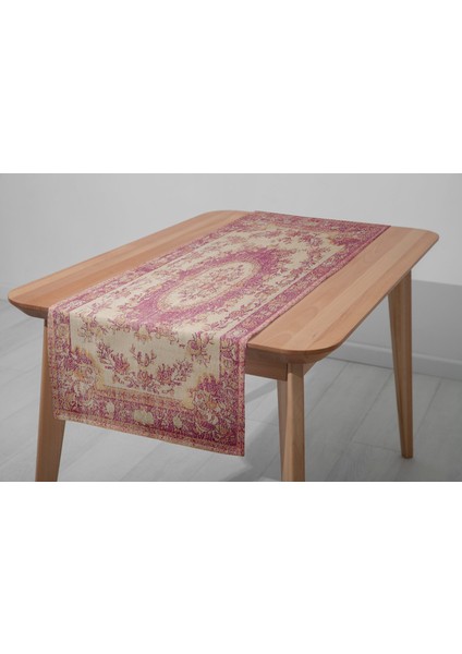 Renkli Desenli Runner Takımı ve Servis Örtüsü 33X100 cm