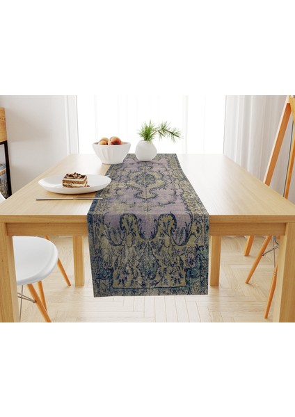 Zarif Detaylı Dijital Baskı Runner Silinebilir 33X100 cm fiyatları