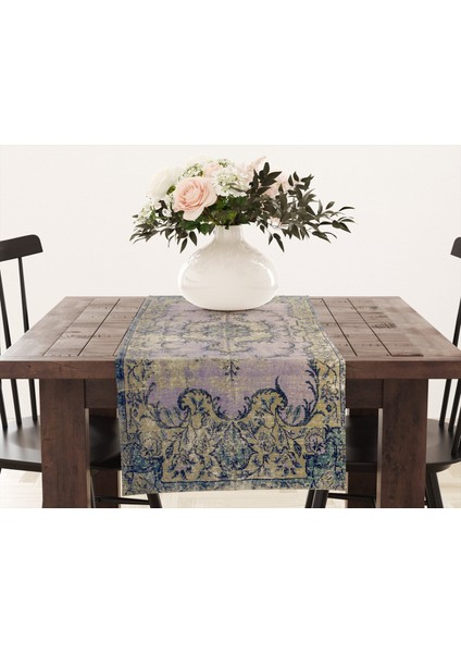 Zarif Detaylı Dijital Baskı Runner Silinebilir 33X100 cm modelleri