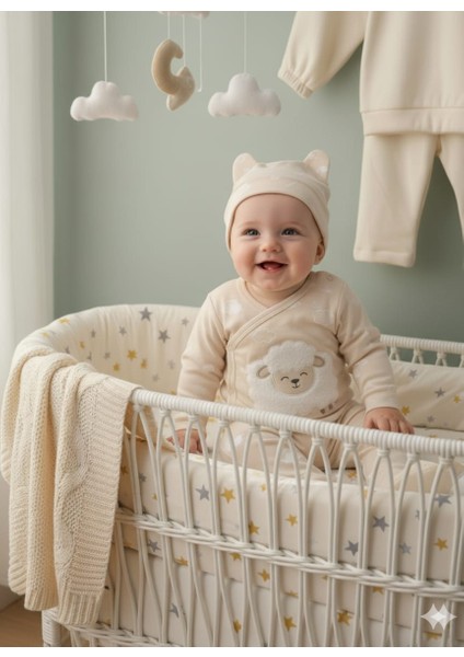 Laura Baby 3 Lü Bebek Zıbın Takımı