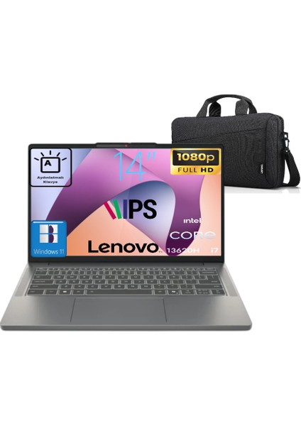 Ideapad Slim 3 14IRH10 P6 Intel I7 13620H Ddr5 40 GB 1 Tb 14'' WIN11 83K0002ATR Taşınabilir Bilgisayar