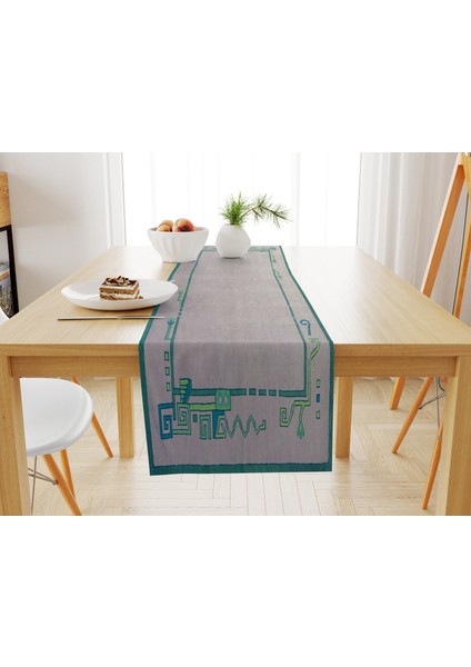 Silinebilir Dijital Baskılı Kilim Desenli Runner fiyatları