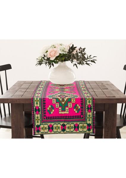 33X100 Silinebilir Etnik Masa Örtüsü – Modern Dokunuş modelleri
