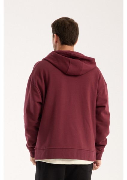 %100 Pamuk Erkek Oversize Fermuarlı Kapüşonlu Sweatshirt | Bol Kesim Hoodie fiyatları