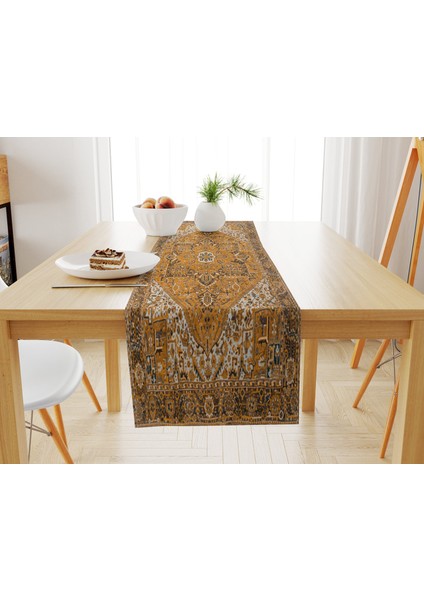 Dijital Baskı Bohem Masa Örtüsü Silinebilir 33X100 cm fiyatları