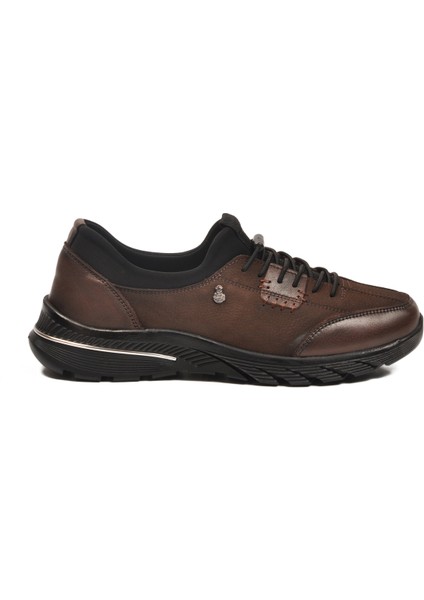 Kahve Nubuk Hakiki Deri Anatomik Kadın Casual Ayakkabı PLV061 Z fiyatları