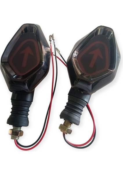 Elektrikli Motor Sinyal Lambası Sağ-Sol Takım (Kasalı Model)