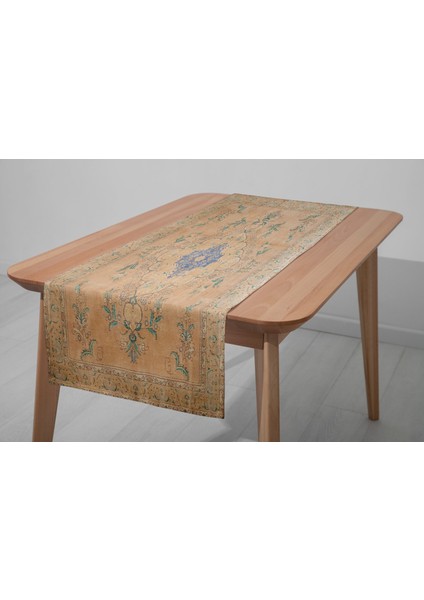 Renkli Motiflerle Modern Etnik Masa Örtüsü