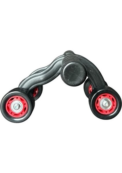 4 Tekerlekli Mekik Aleti – Karın Kası Çalıştırma & Evde Spor Ekipmanı