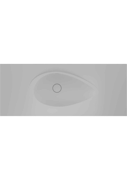 Avocado Etajerli 90X50 Beyaz Granit Banyo Lavabosu