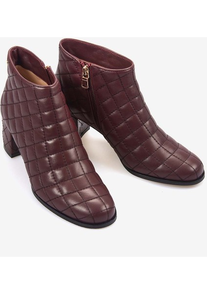 Hakiki Deri Kadın Kapitone Bot 9209-22 modelleri