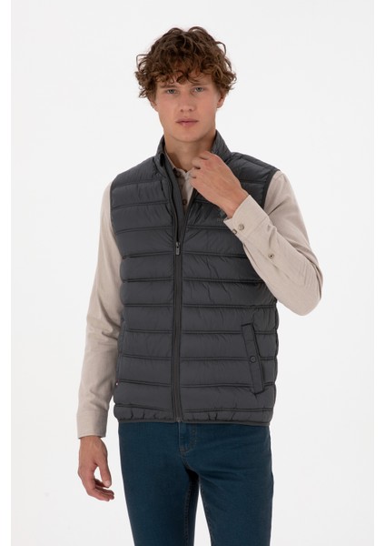 Erkek Gri Yelek (Dokuma) 50310039-VR024