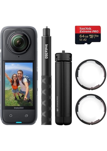 X4 Aksiyon Kamerası - Sanal Tur Kiti