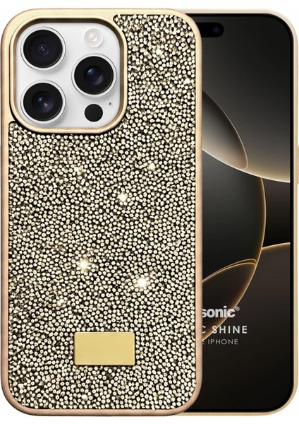 Apple iPhone 14 Pro Max Kılıf Cosmic Shine Gold