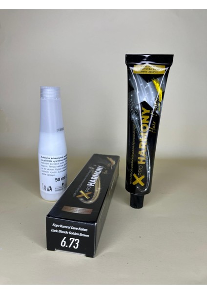 Xproharmony 6,73 Koyu Kumral Dore Kahve 60ML Saç Boyası
