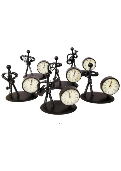 Metal Adam Masaüstü Saat