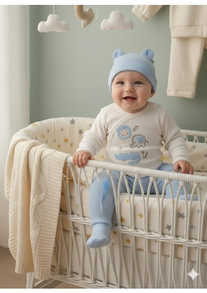 Laura Baby 3 Lü Bebek Zıbın Takımı