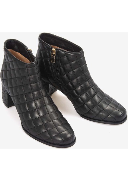 Hakiki Deri Kadın Kapitone Bot 9209-22 modelleri