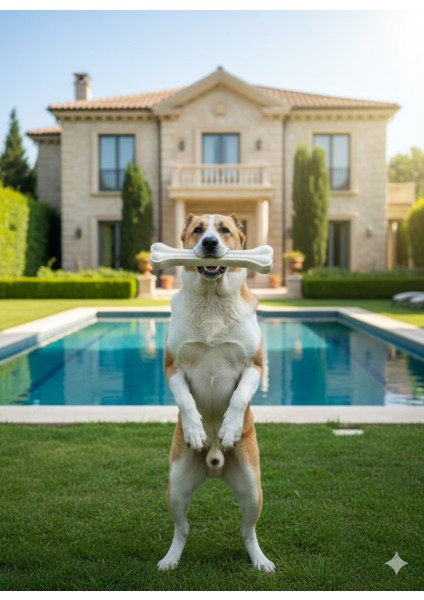 2 Adet 30 cm 330 gr Doğal Pres Sığır Derisi Köpek Kemiği – Büyük Irklar Için Köpek Ödülü indirimleri