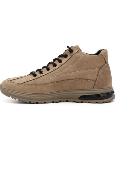 Erkek Kum - Nubuk Fermuarlı Hakiki Deri Outdoor Bot modelleri