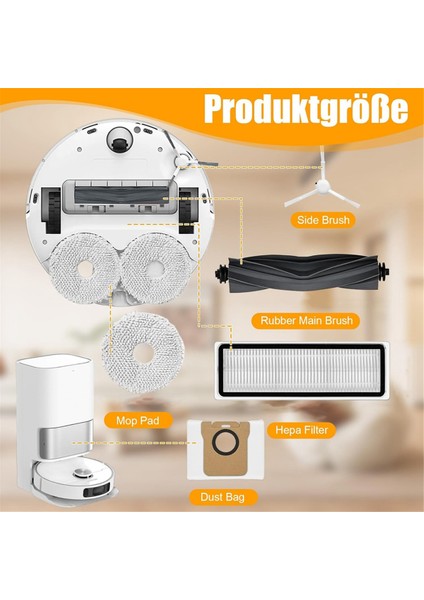 Xiaomi Robot Süpürge X10 + X20+ Robot Süpürge Aksesuarları, Yedek Parça Aksesuarları (Yurt Dışından) modelleri