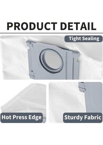 Roborock Q5 Max+ /s8+ /s8 Pro Ultra /s7 Maxv Ultra /s7 Max Ultra Robotik Süpürge Yedek Parçaları Için Toz Torbaları (Yurt Dışından) fırsatları