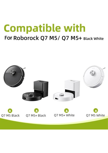 Roborock Q7 M5, Q7 M5+ Serisi Süpürge Robot Süpürge Aksesuarları Için Yedek Parça Kiti (Yurt Dışından) modelleri