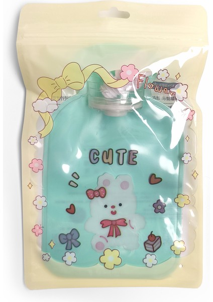 Sevimli Tavşan Mini Sıcak Su Torbası, Termofor 300 Ml