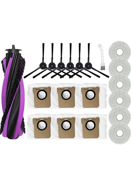 Jonr P20 Pro / Jonr T5 Pro Robot Süpürge Yedek Parça Aksesuarları Ev Temizliği Için Silindir Yan Fırça Paspas Toz Torbası (Yurt Dışından)