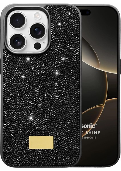 Apple iPhone 15 Pro Max Kılıf Cosmic Shine Siyah