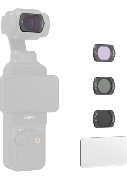 4776 Djı Osmo Pocket 3 Için Vnd2-5 / ND16/CPL / Lpf Filtresi / Ekran Koruyucu Filtre Kiti
