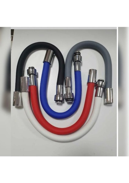 1 Adet Esnek Kıvrılabilir Renkli Silikon Musluk Bataryası Başlığı Kubar