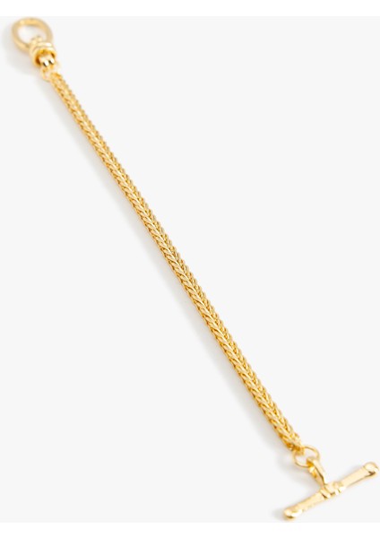 Kalp Detaylı Sallantılı Zincir Bileklik modelleri