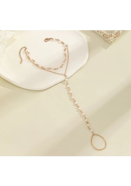 Şıklığınızı Tamamlayacak Zarif Zincir Boncuk Halhal