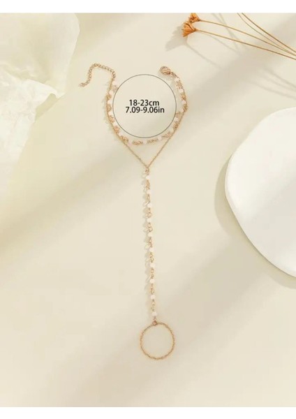 Şıklığınızı Tamamlayacak Zarif Zincir Boncuk Halhal fiyatları