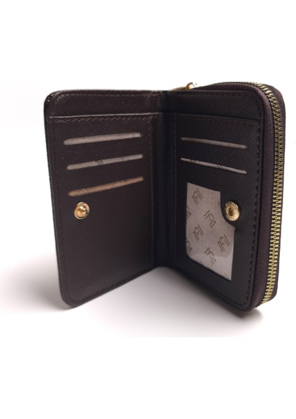 Croco Deri Str Bozuk Para Gözlü El Çantası Acı Kahve fırsatları