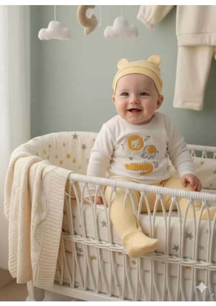 Laura Baby 3 Lü Bebek Zıbın Takımı