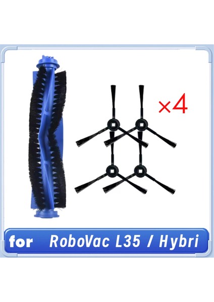 Robovac L35/L35 Hibrit Robot Süpürge Temizlik Yedek Parçaları 4 Adet Yan Fırça + 1 Adet Ana Fırça (Yurt Dışından) fiyatları