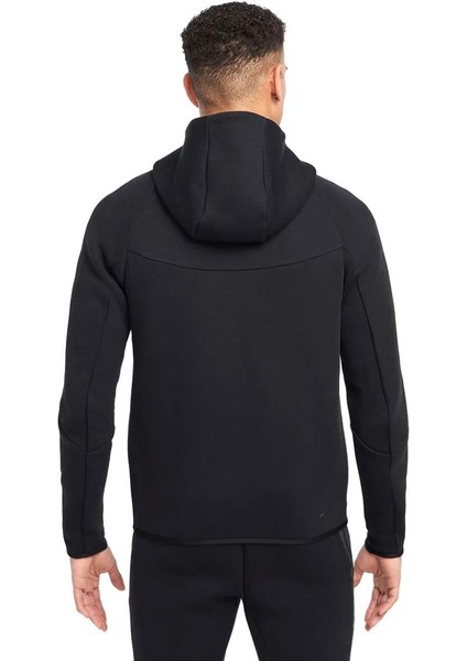 Tech Fleece Premium Kapüşonlu Fermuarlı Siyah Erkek Eşfoman Takımı fiyatları