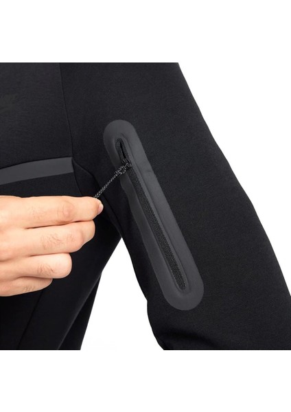 Tech Fleece Premium Kapüşonlu Fermuarlı Siyah Erkek Eşfoman Takımı fırsatları