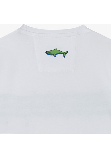 Erkek Çocuk Beyaz Regular Fit Baskılı T-Shirt indirimleri