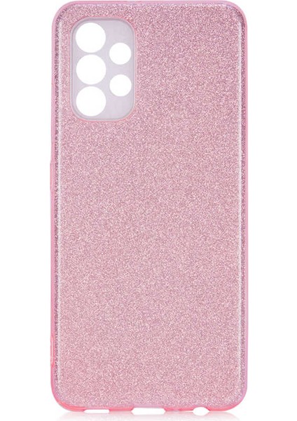 Galaxy A33 5g Kılıf Senk Shining Silikon-Rose Gold