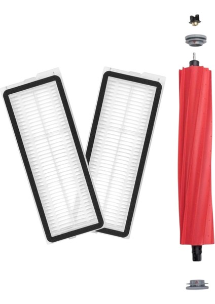 Roborock Qrevo L Robot Süpürge Uyumlu 1 Adet Ana Fırça - 2 Adet Hepa Filtre