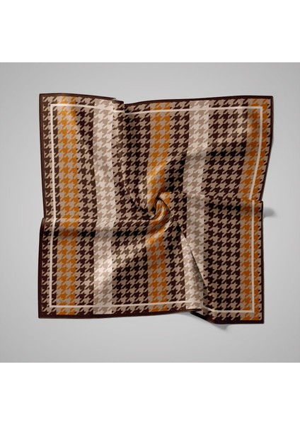 Naturel Eşarp | Kaz Ayağı